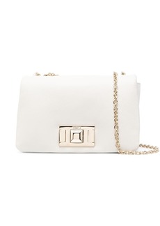 Furla debossed-logo leater crossbody bag