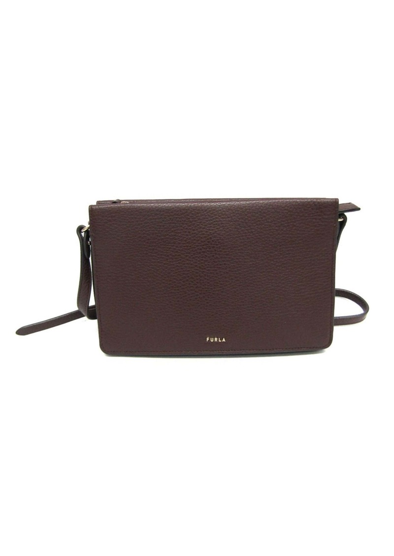 Furla Babylon Leather Shoulder Bag (Pre-Owned)