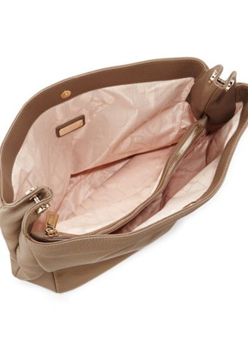 Furla Furla Raffaella Pebbled Leather Hobo Bag | Handbags