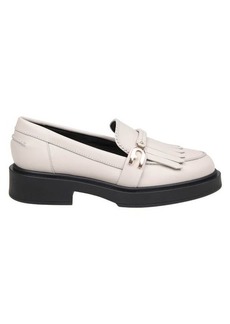 FURLA SMOOTH LEATHER MOCCASINS