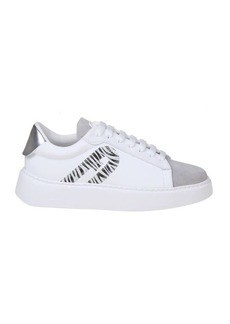 FURLA SNEAKERS IN SYNTHETIC LEATHER AND SUEDE