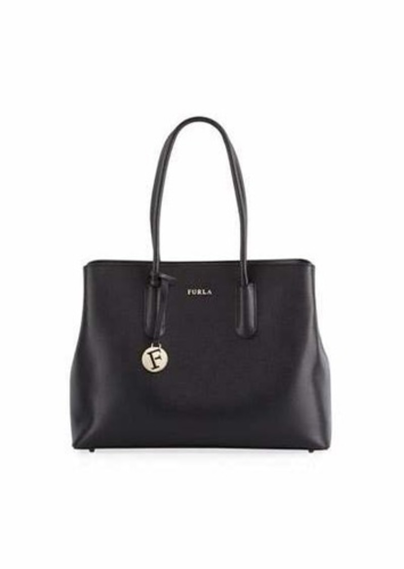 Furla tessa outlet saffiano satchel bag