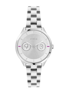 Furla Women's Metropolis Silver Dial Stainless Steel Watch