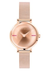 Furla Women's Mirage Rose Gold Dial Stainless Steel Watch