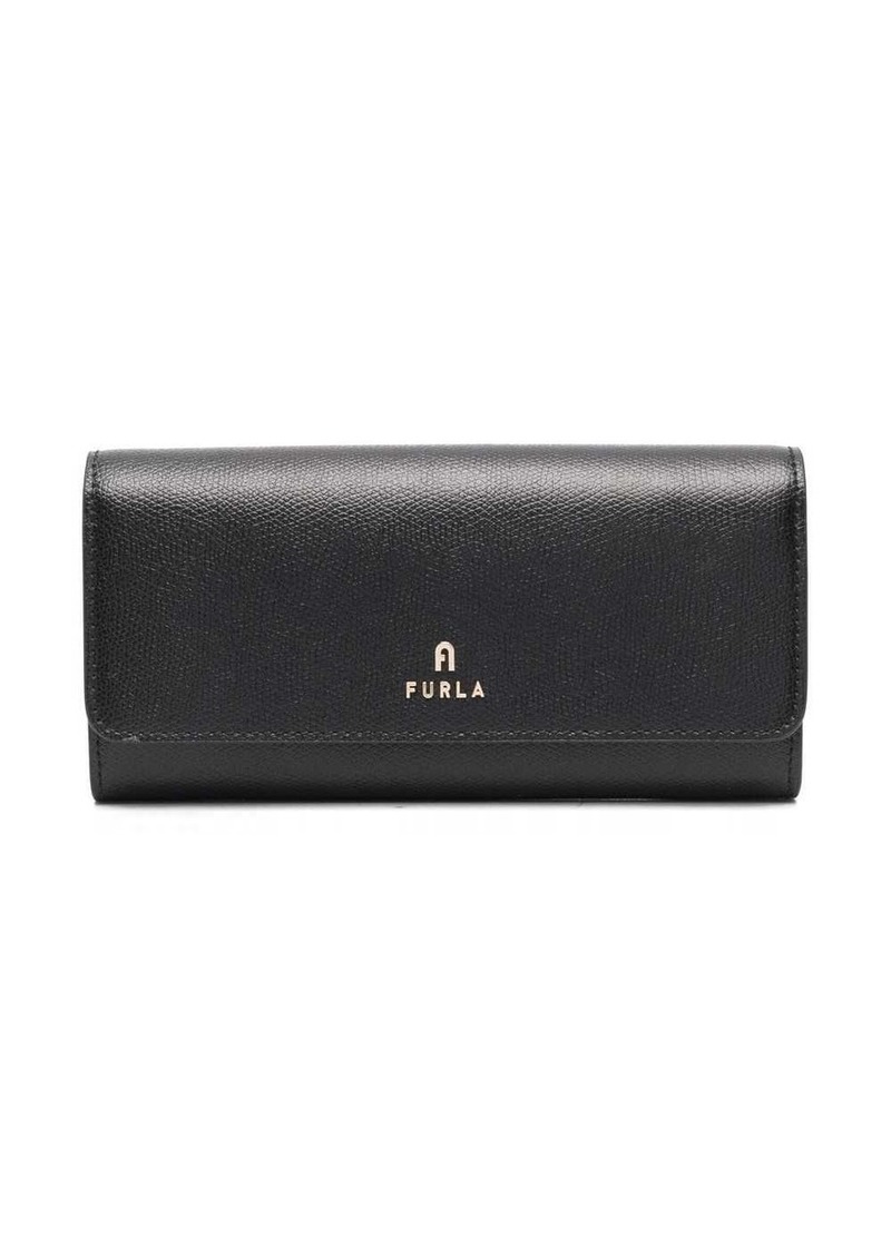 Furla grained-leather continental wallet