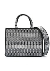 Furla jacquard-print tote bag