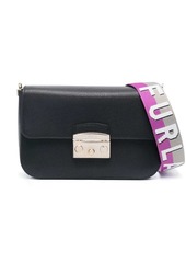 Furla leather logo-strap crossbody bag