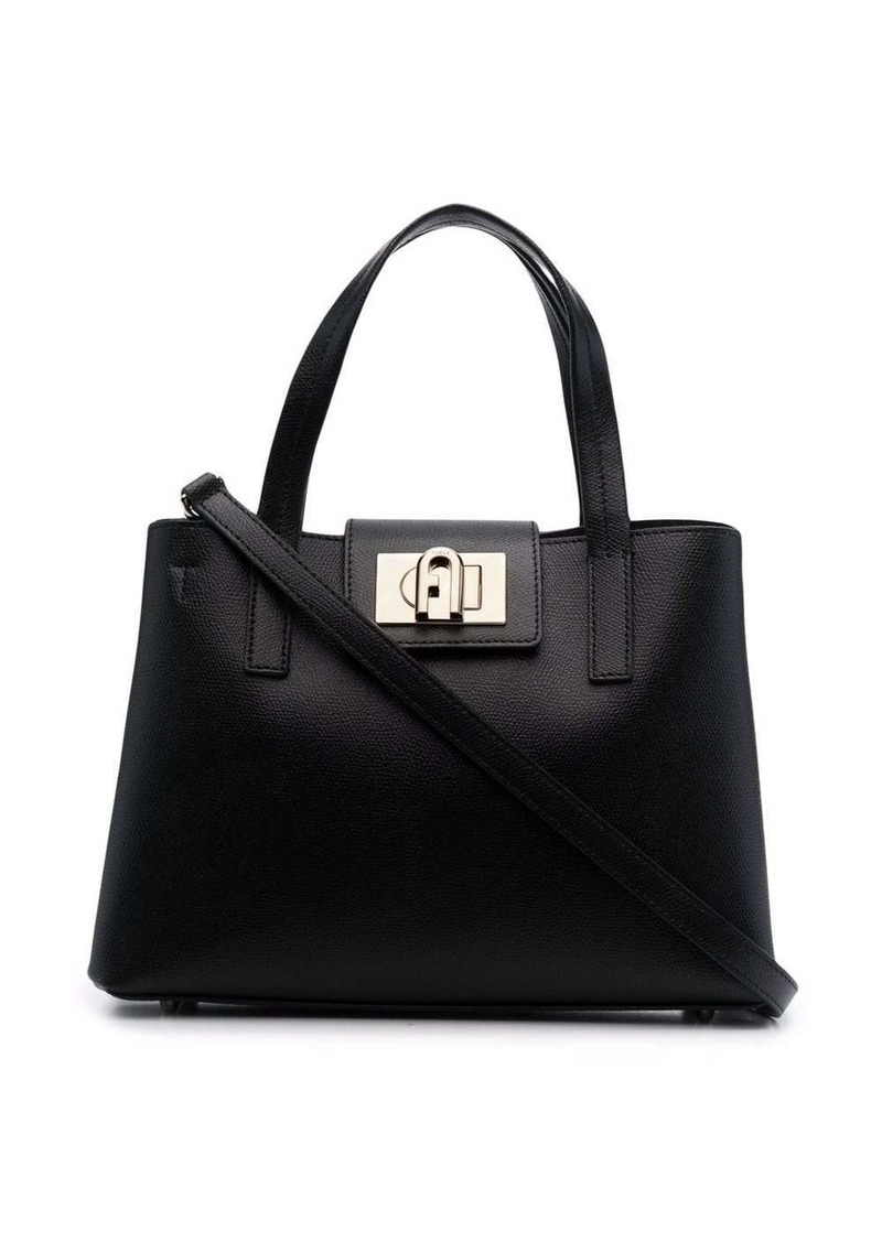 Furla leather tote bag