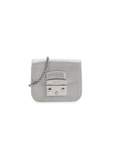 Furla Leather Wallet On Chain