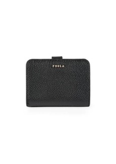 Furla Logo Leather Card Holder