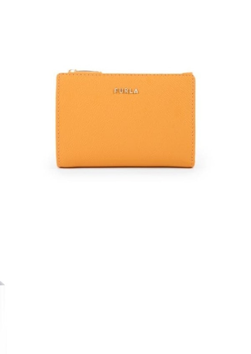 Furla Logo Leather Bi Fold Wallet