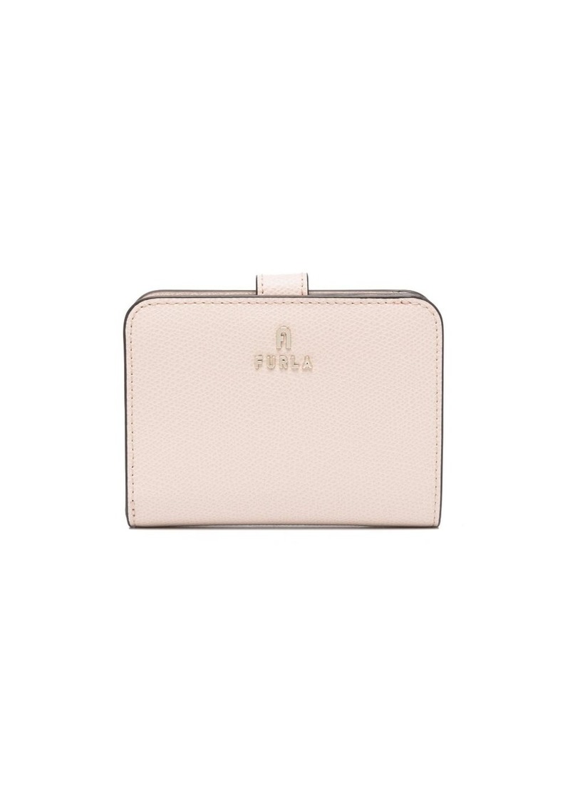 Furla logo-lettering leather wallet