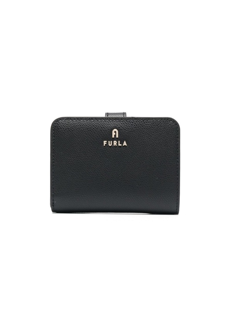 Furla logo-lettering leather wallet