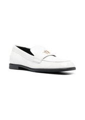 Furla logo-plaque detail loafers