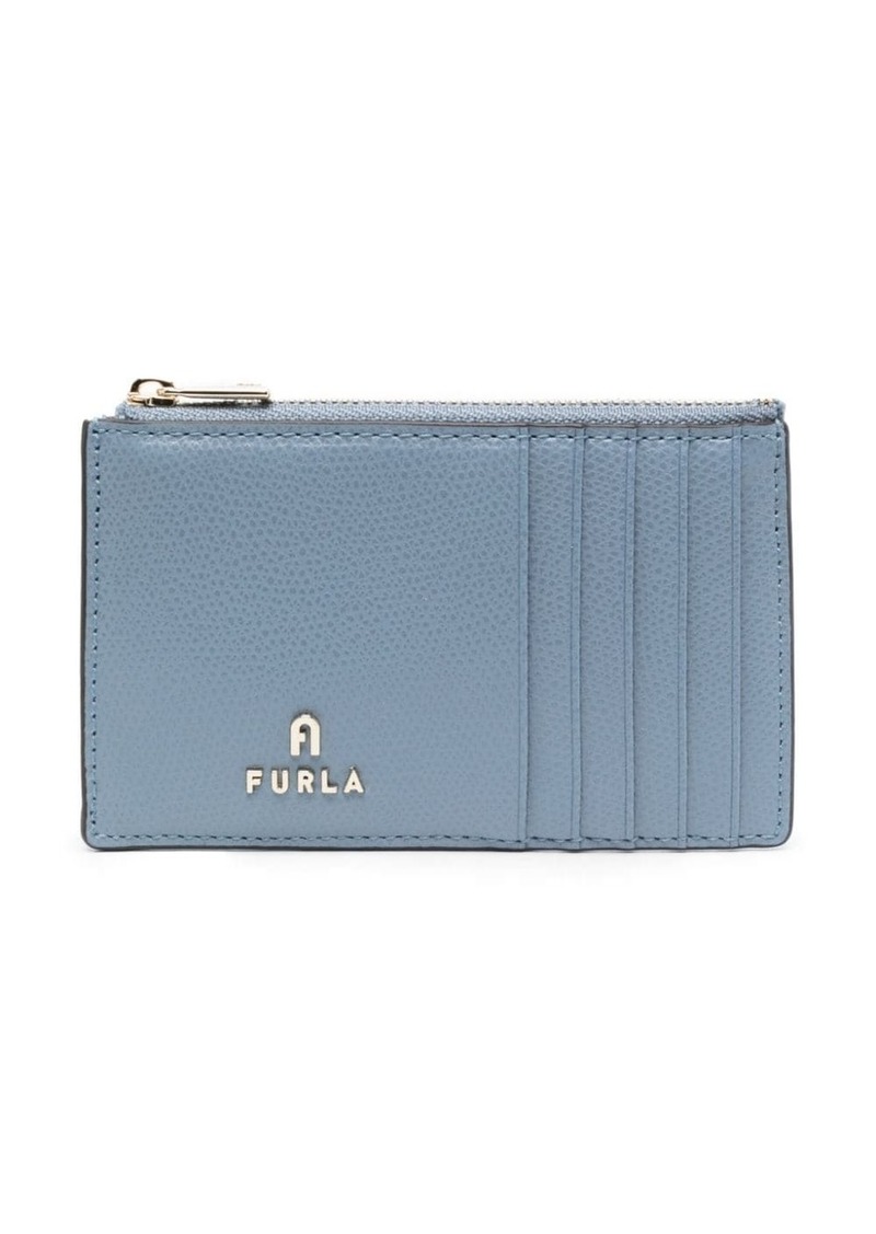 Furla logo-plaque leather wallet