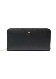 Furla logo-plaque leather wallet