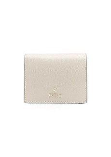 Furla logo-plaque leather wallet