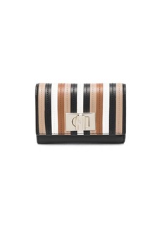 Furla logo-plaque leather wallet