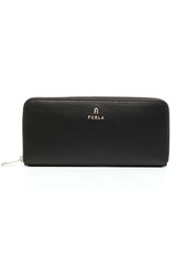Furla logo-plaque leather wallet