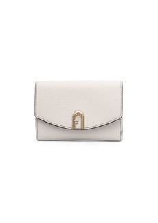 Furla logo-plaque leather wallet