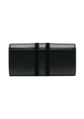 Furla logo-plaque leather wallet