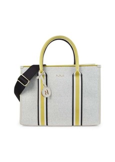 Furla Logo Striped Tote