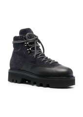 Furla panelled lace-up boots