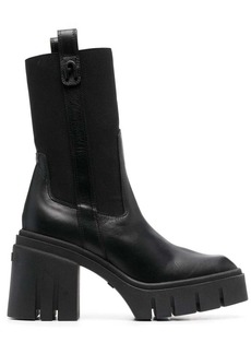 Furla ridged 95mm block-heel boots