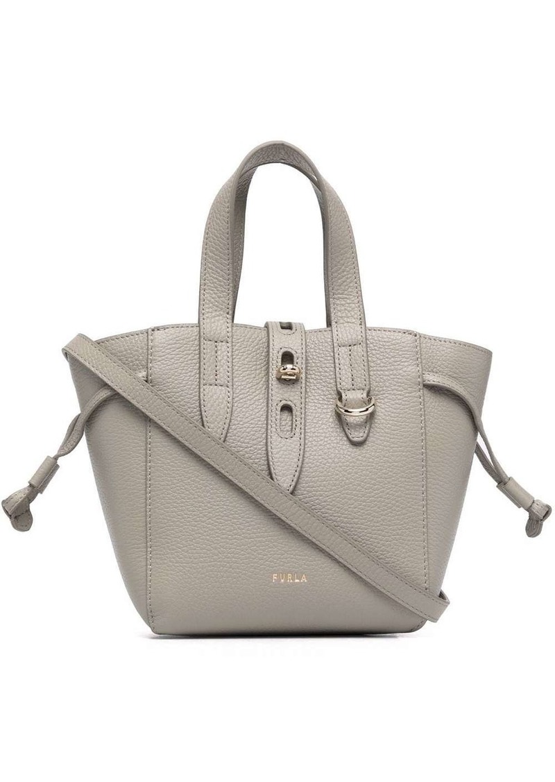 Furla small pebbled tote bag