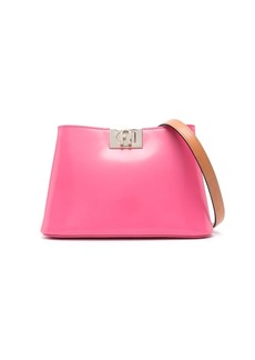 Furla square-buckle tote bag