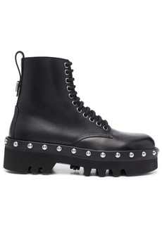 Furla studded lace-up boots