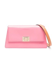 Furla Zoe patent crossbody bag