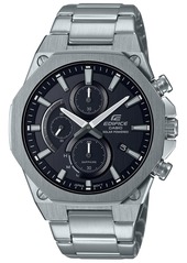 G-Shock Edifice Analog Slim Stainless Steel Solar Powered Bracelet Watch 49mm