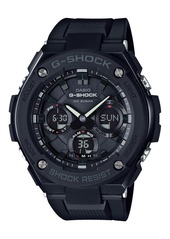 G-Shock Men's Analog-Digital Black Ip with Black Resin Strap G-Steel Watch 51x53mm GSTS100G-1B
