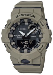 G-Shock Men's Analog-Digital Step Tracker Khaki Resin Strap Watch 48.6mm