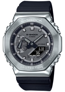 G-Shock Men's Black & Silver-Tone Strap Watch 45.2mm