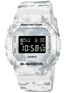 G-Shock Men's Digital White Snow Camouflage Resin Strap Watch 43mm