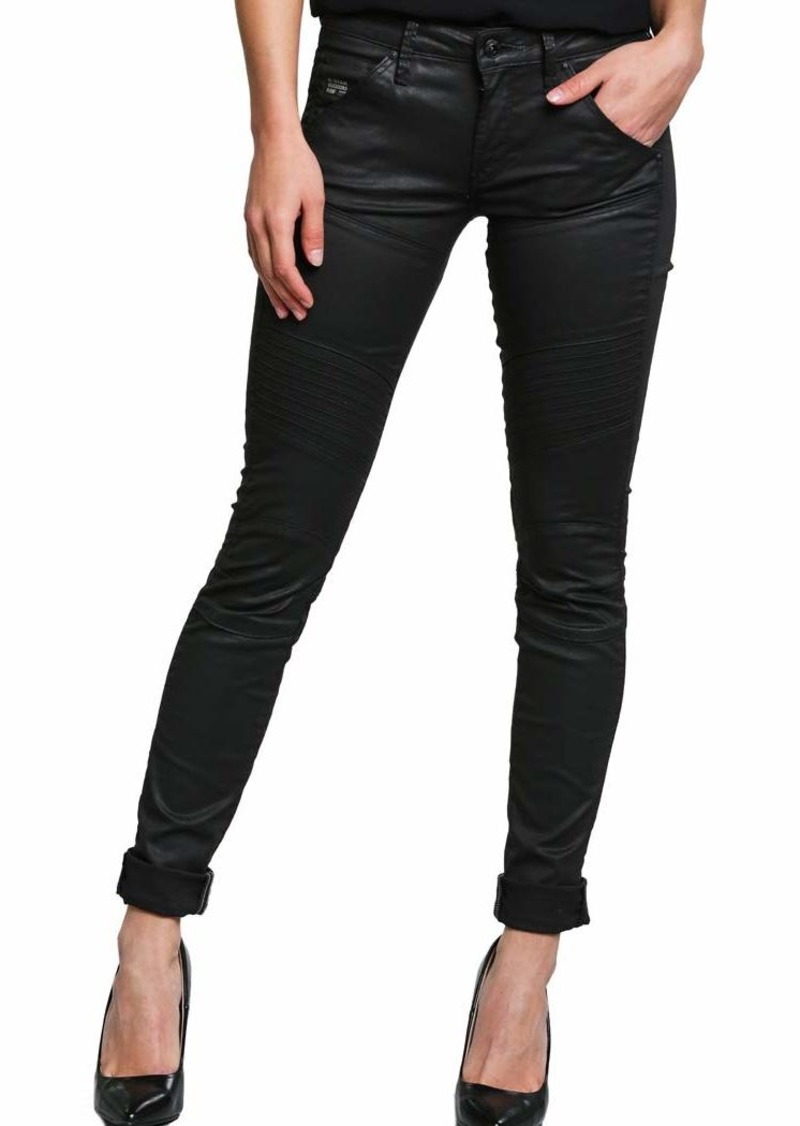 G-Star Raw Women's 5620 3D Elwood Mid Rise Skinny Fit Jeans-Closeout  W x 32L