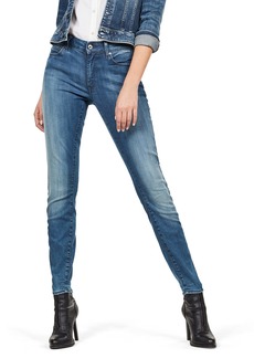 G-Star Raw Women's G-Star Shape High Rise Super Skinny Fit Jeans Medium Aged Legend