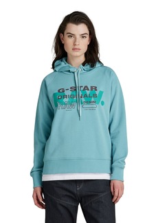 G-Star Raw Women's Premium Graphic Crew Neck Sweatshirt ORIGINALS: Ocean