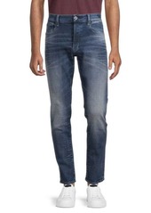 G Star Raw Denim 3301 Slim-Fit Distressed Jeans