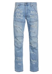G Star Raw Denim 5620 Distressed Slim-Fit Jeans