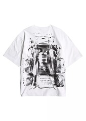 G Star Raw Denim Backpack Graphic Boxy T-Shirt