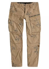 G Star Raw Denim Banana Tree Print Cargo Pants