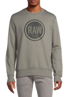 G Star Raw Denim Circle Logo Sweatshirt