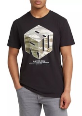 G Star Raw Denim Cube Cotton T-Shirt