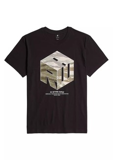 G Star Raw Denim Cube Cotton T-Shirt