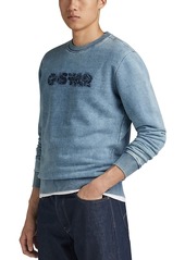 G Star Raw Denim G-star Raw Distressed Logo Sweatshirt