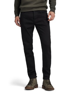 G Star Raw Denim G-STAR Raw Mens 3301 Slim Fit Jeans Pitch Black