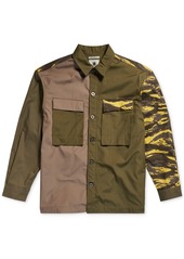 G Star Raw Denim G-Star Raw Men's Multi-Fabric Camo Shirt - Shadow Olive